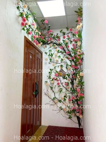 hoa hồng leo giả nha trang hoa hồng leo giả nha trang