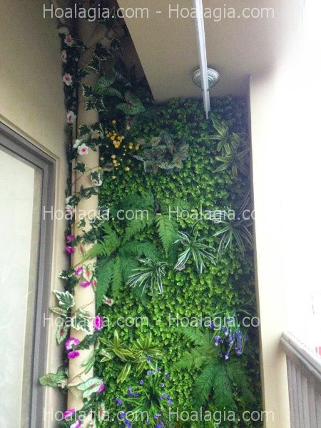 tường cây giả quận 8 hcm tường cây giả quận 8 hcm
