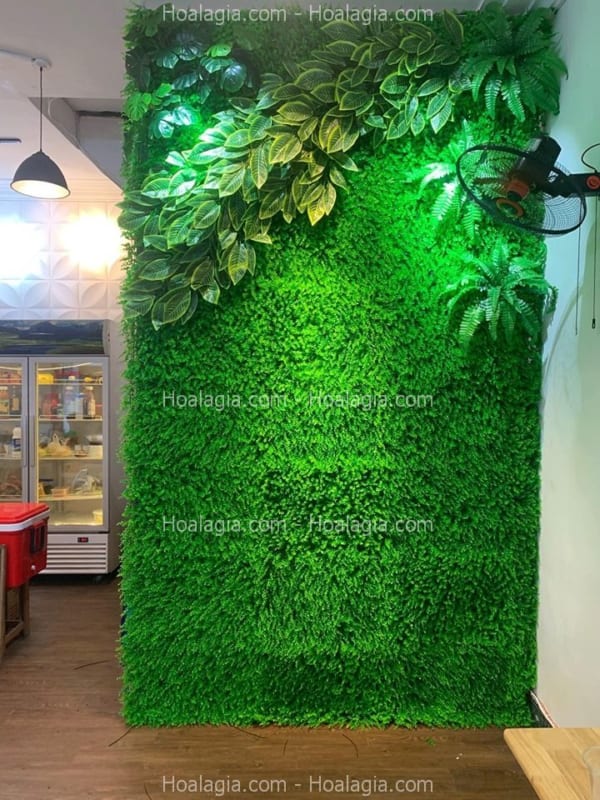 tường cây nhựa giả HCM