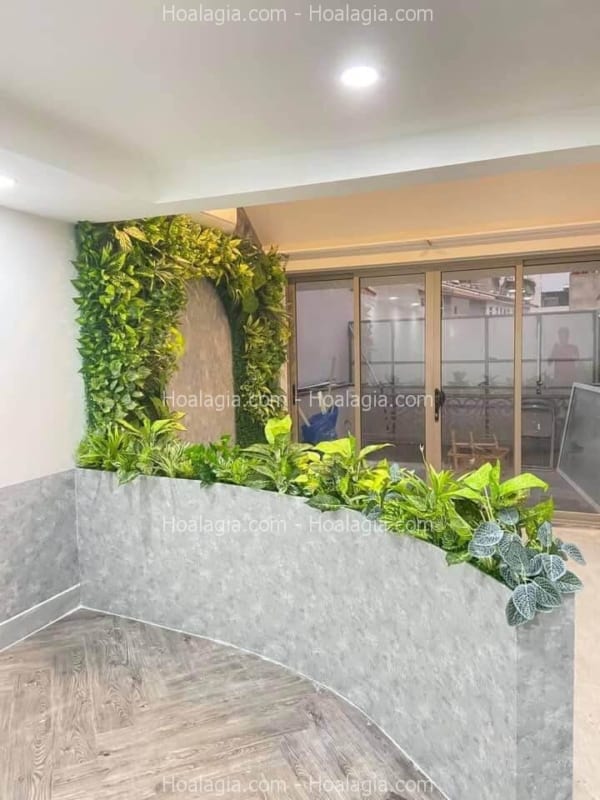 bục cây giả giá rẻ hcm