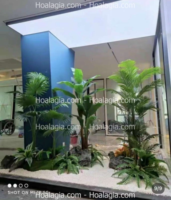 cây giả tiểu cảnh long an