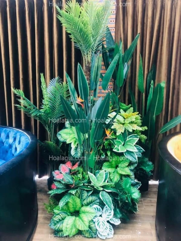 tiểu cảnh cây giả quận 5 hcm