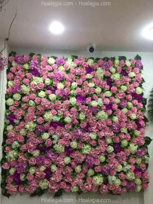 tường hoa hồng giả tp hcm